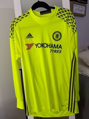 Chelsea 2016-17 Goalkeeper Football Shirt Soccer Jersey Long Sleeve Size M